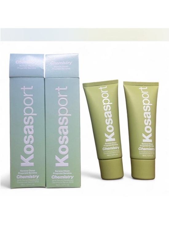 Kosas Other - KOSAS Serum Deodorant Chemistry AHA Clean Beauty Lot 2 NEW IN BOX Serene Clean